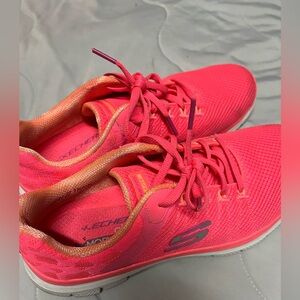 Skechers Women's Bright Pink Sneakers